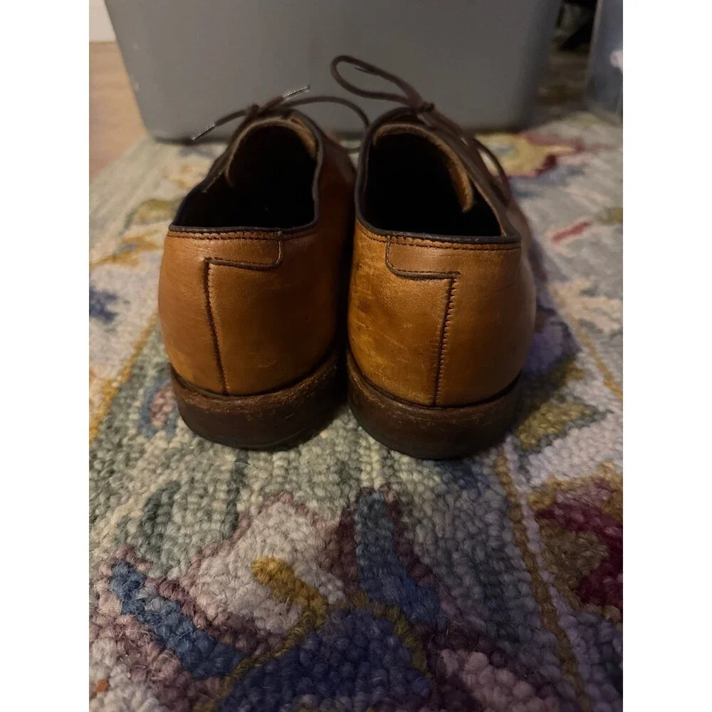 Allen Edmonds Park Avenue Men's Brown Leather Cap Toe Oxford Dress Shoes 11 D